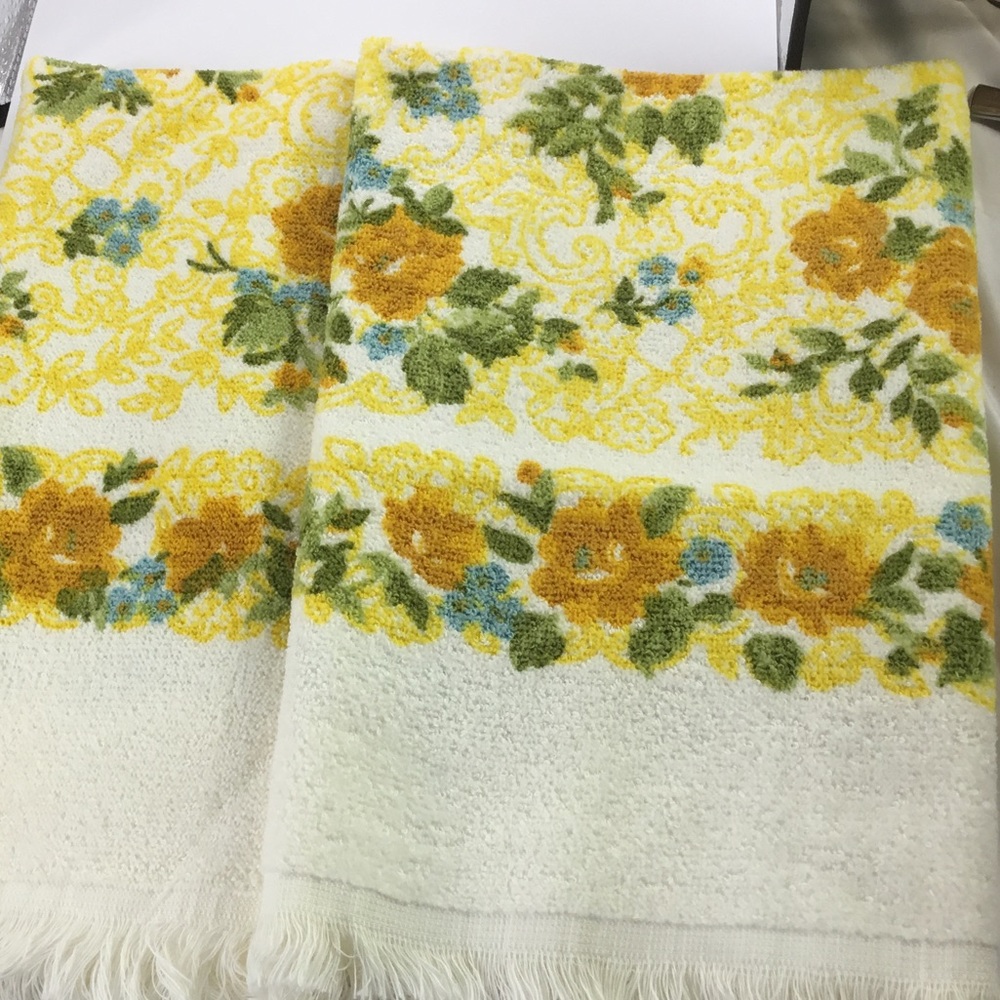 Vintage Tastemaker 70s Hand towel set. USA